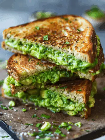 Creamy Avocado Grilled Cheese