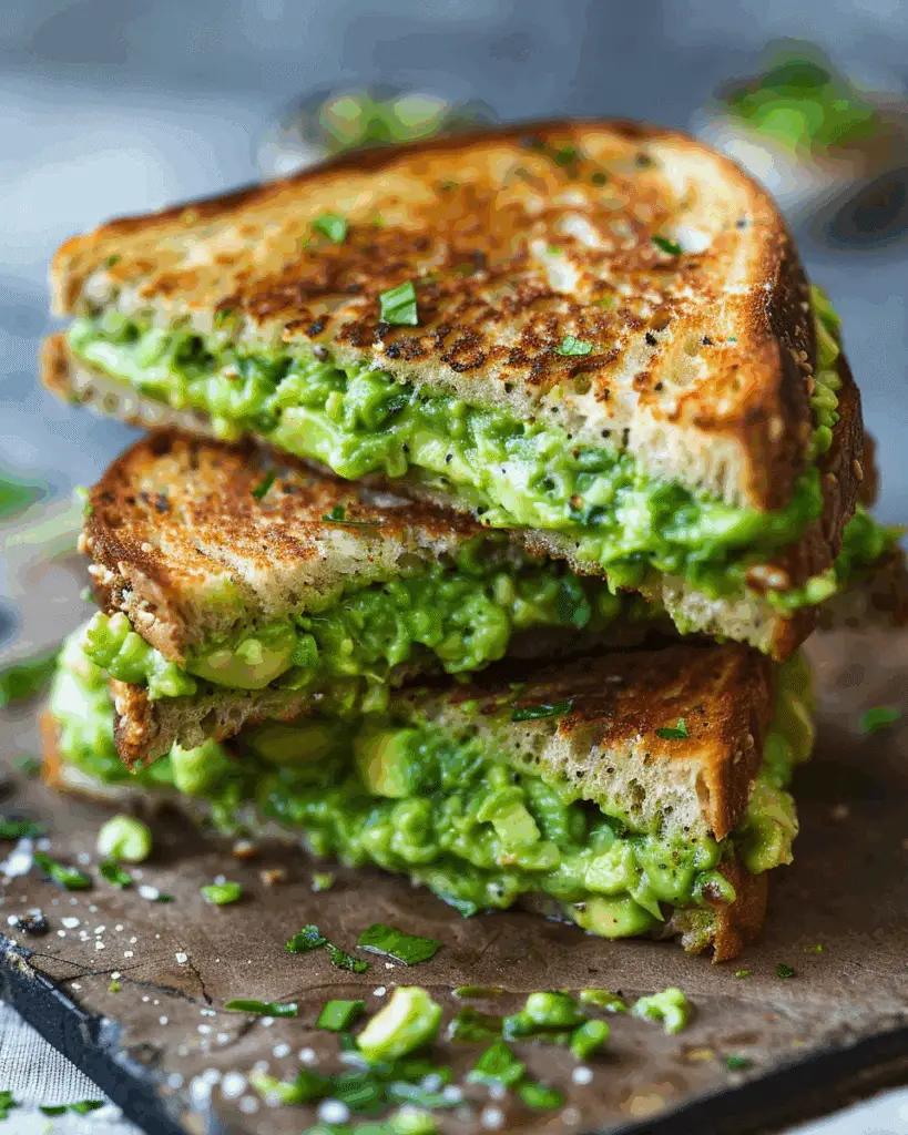Creamy Avocado Grilled Cheese