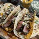 Grilled Steak Elote Tacos