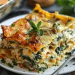 Mushroom and Spinach Lasagna
