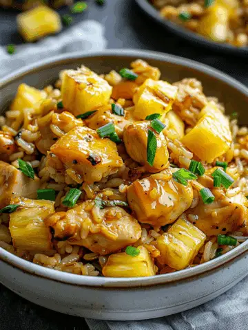 Pineapple Chicken and Rice
