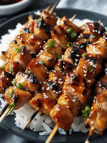 Teriyaki Chicken Skewers