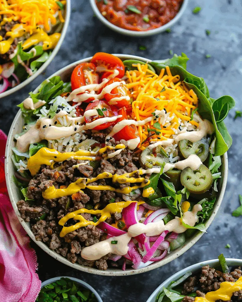 Cheeseburger Bowls