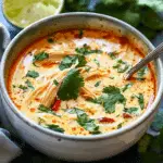 Crockpot Thai Coconut Chicken Soup