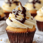 Heavenly Boston Cream Cupcakes