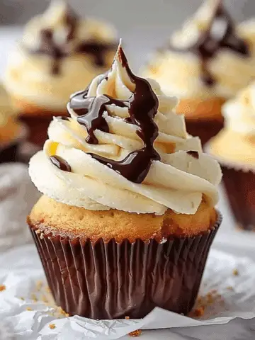 Heavenly Boston Cream Cupcakes