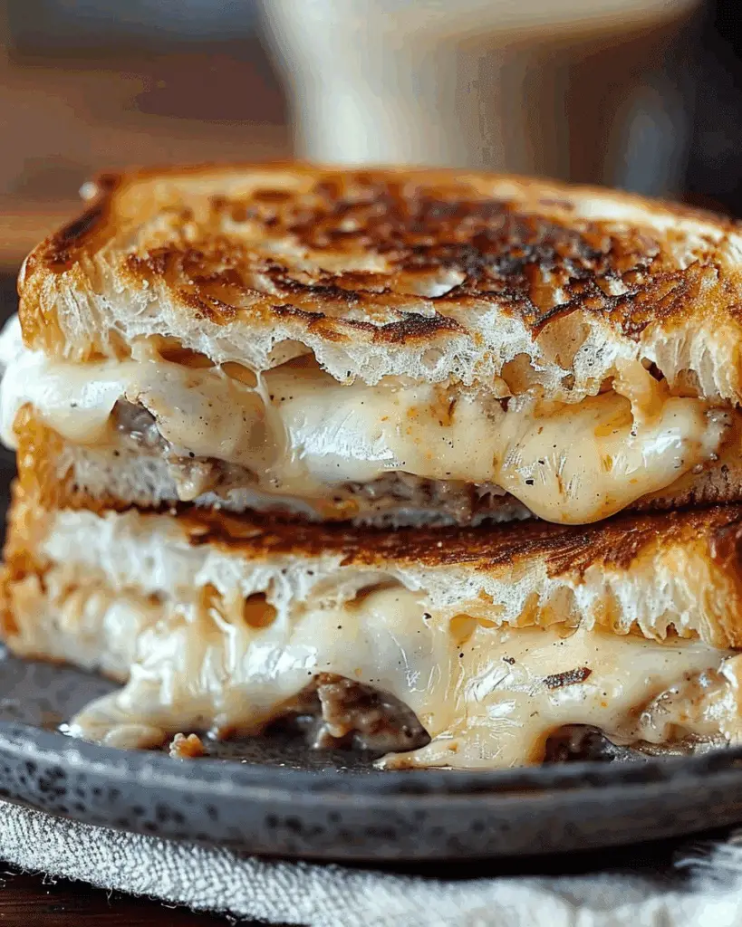 Cheesy Patty Melt with Secret Sauce