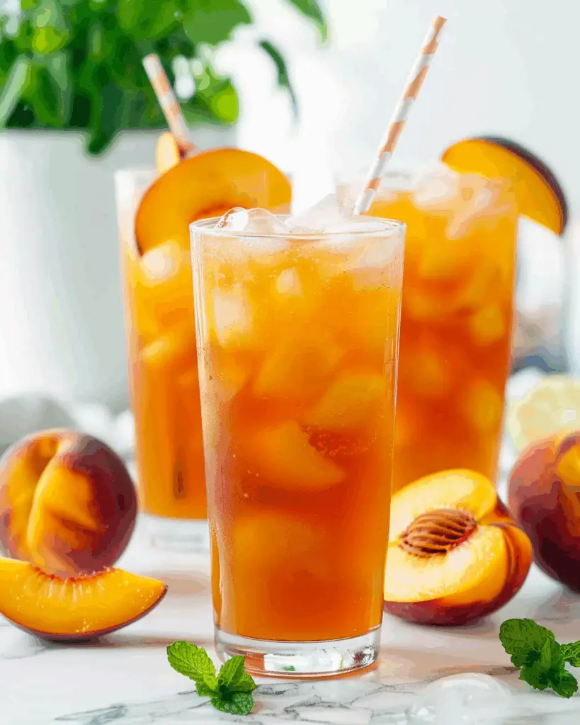 Sweet Peach Iced Tea