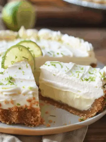 Triple Decker Key Lime Pie