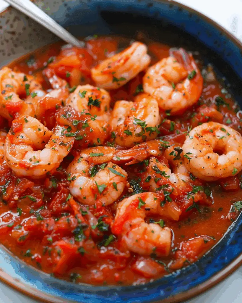 Garlic Shrimp in Tomato Sauce