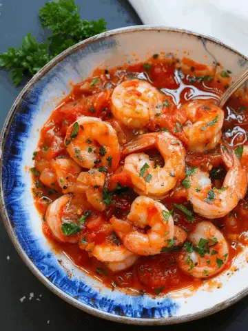 Garlic Shrimp in Tomato Sauce