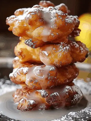 Best Baked Apple Fritters Recipe (Soft & Glazed)