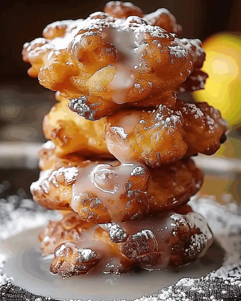 Best Baked Apple Fritters Recipe (Soft & Glazed)