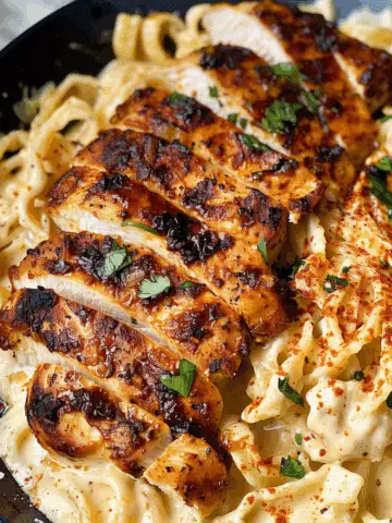 Blackened Cajun Chicken Alfredo