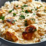 Creamy Smothered Chicken and Rice