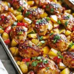 Hawaiian Chicken Sheet Pan
