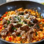Steak Queso Rice