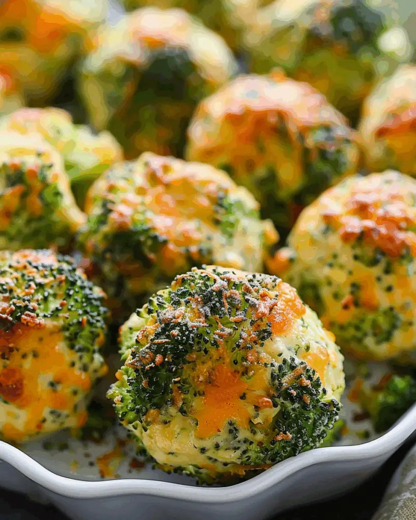 Baked Broccoli Cheese Balls