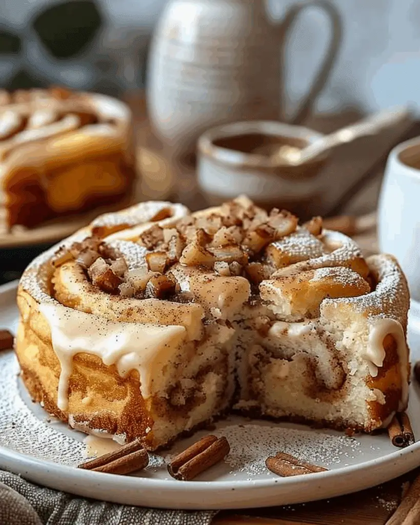Cinnamon Roll Cake