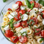 Creamy Caprese Pasta Salad