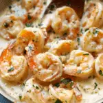 Creamy Garlic Shrimp With Parmesan