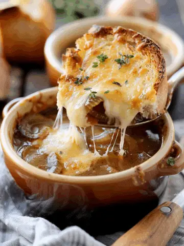 French Onion Chicken Soup