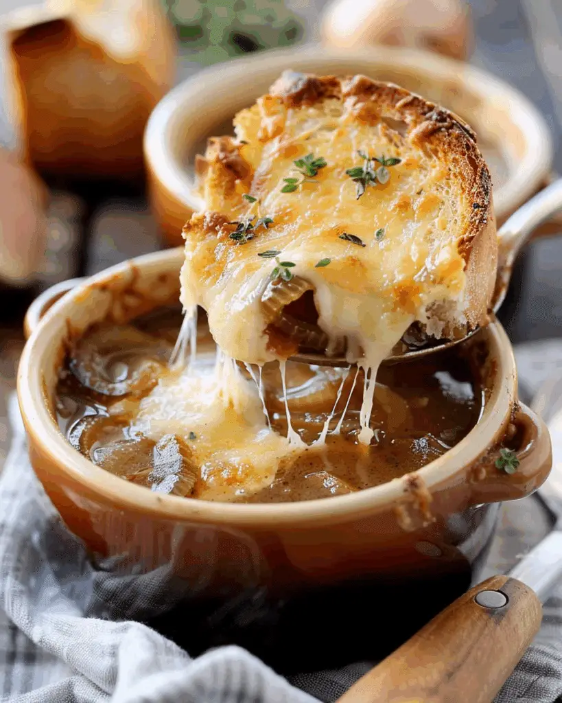 French Onion Chicken Soup