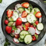 Cucumber Strawberry Salad