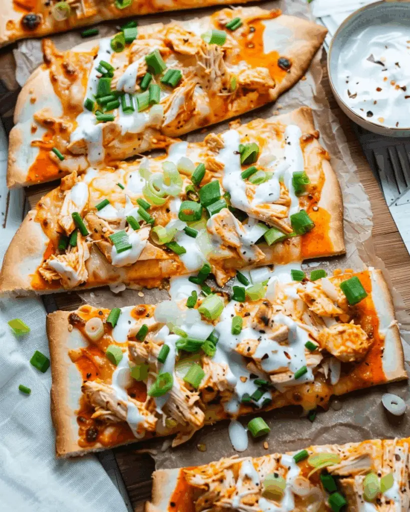Buffalo Chicken Flatbread