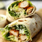 Easy Chicken Caesar Salad Wraps