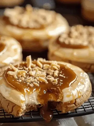 Caramel Cheesecake Cookies