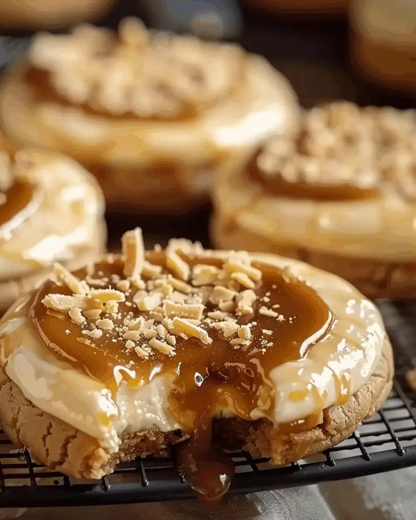 Caramel Cheesecake Cookies