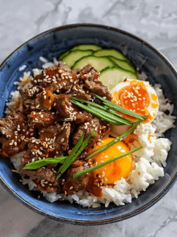 Easy Beef Bulgogi Bowls