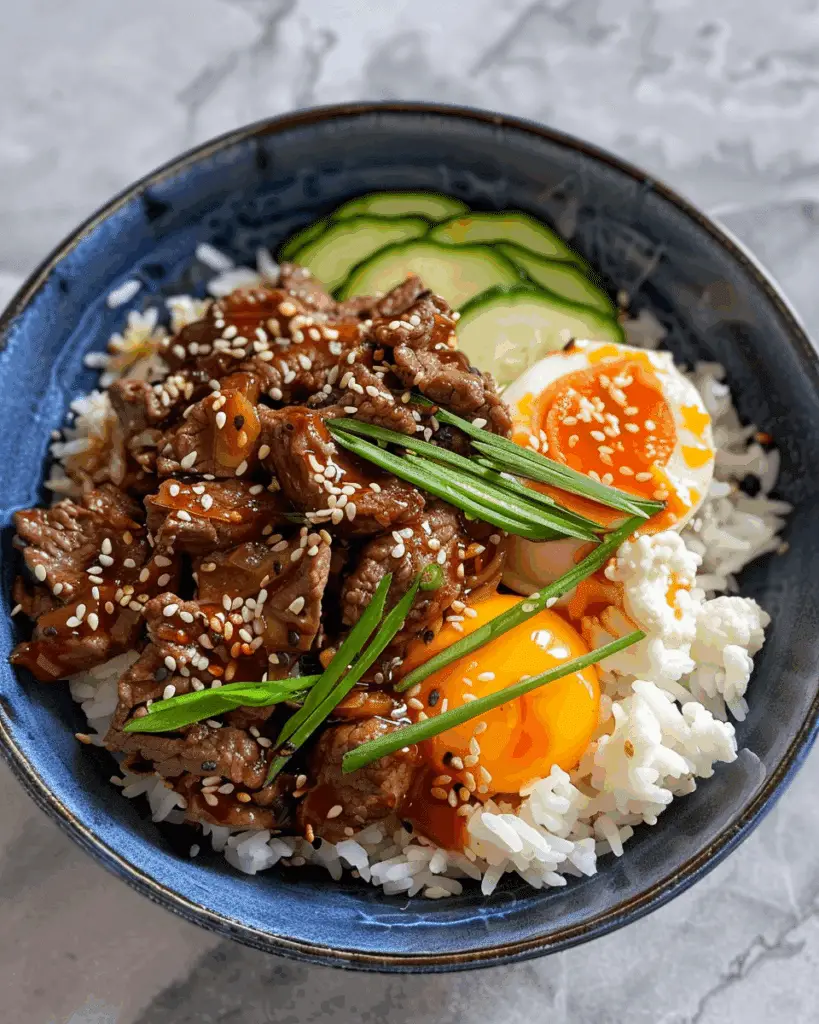 Easy Beef Bulgogi Bowls