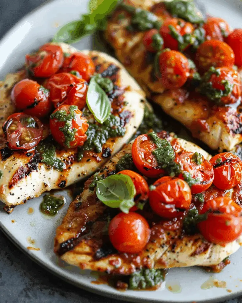Grilled Chicken Margherita