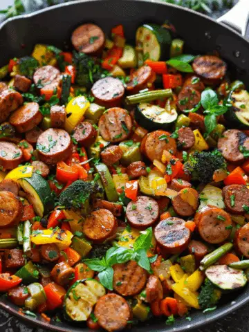 Sausage and Veggies Skillet