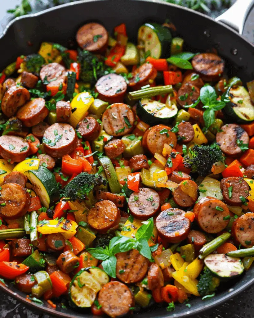 Sausage and Veggies Skillet