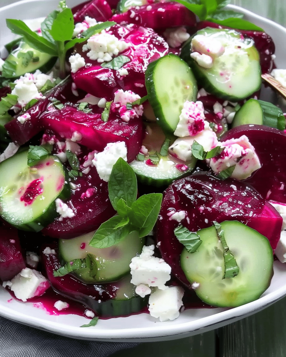 Beet, Feta & Cucumber Salad