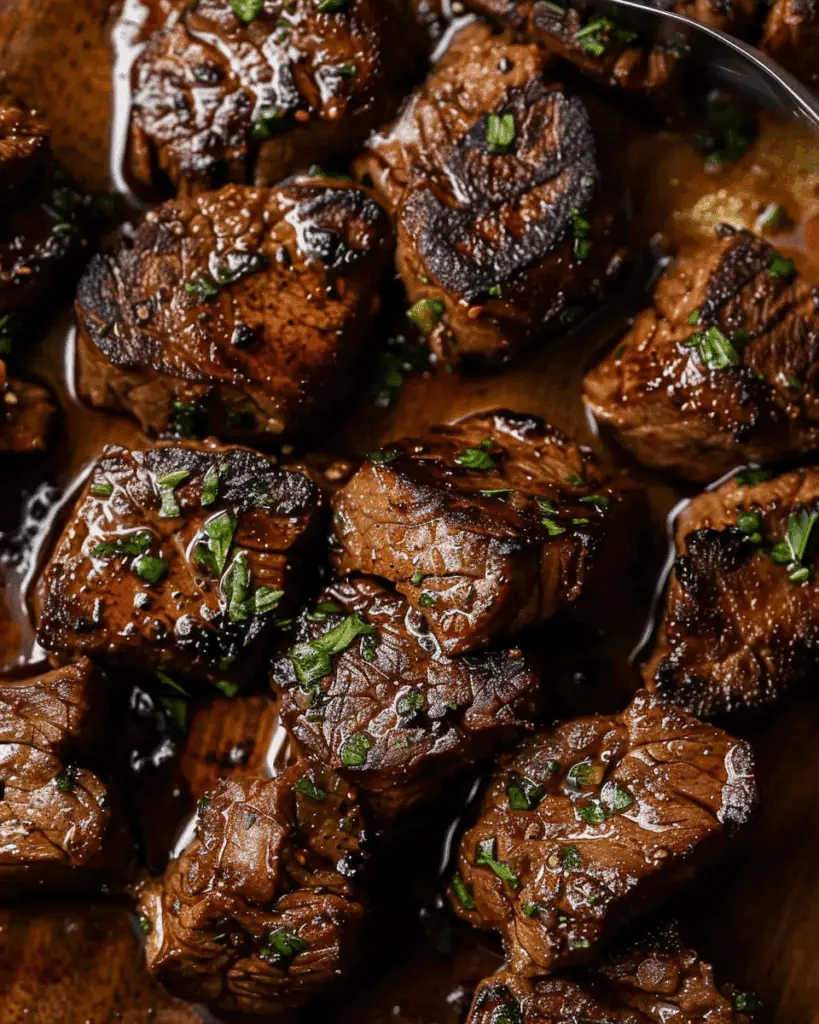 Cajun Garlic Butter Steak Bites