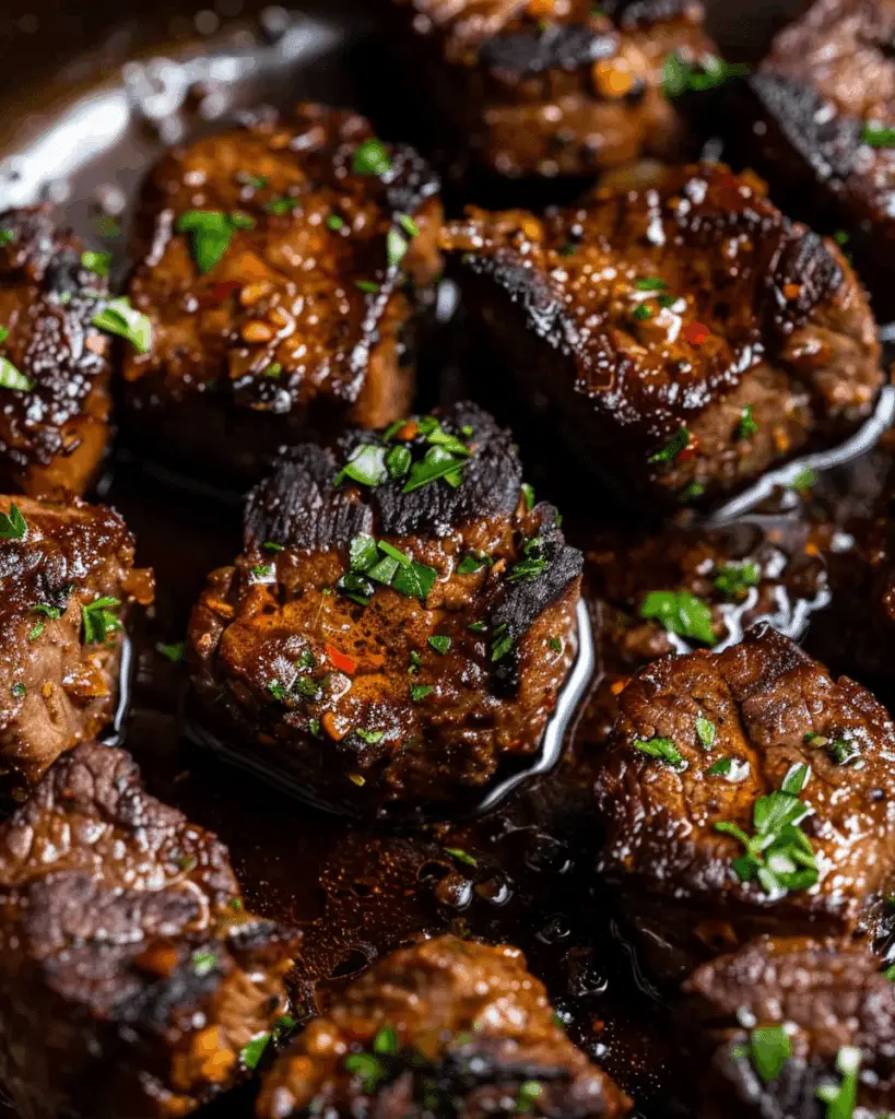 Cajun Garlic Butter Steak Bites