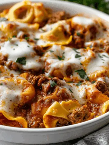 Cheesy Beef Enchilada Tortellini