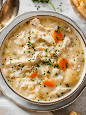 Creamy Chicken and Rice Soup