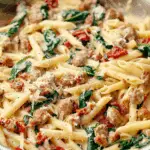 Creamy Tuscan Sausage Pasta