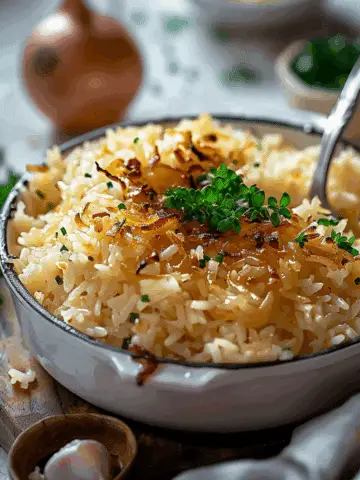 French Onion Butter Rice