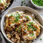 French Onion Chicken Bowls