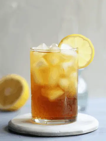 Lemon Vanilla Black Tea Iced Tea