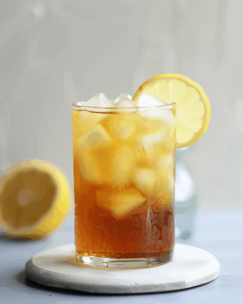 Lemon Vanilla Black Tea Iced Tea