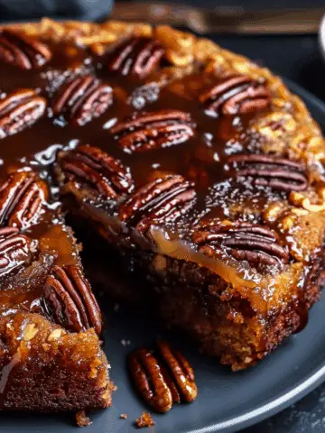 Pecan Upside-Down Cake