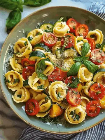 Tortellini with Summer Veggies