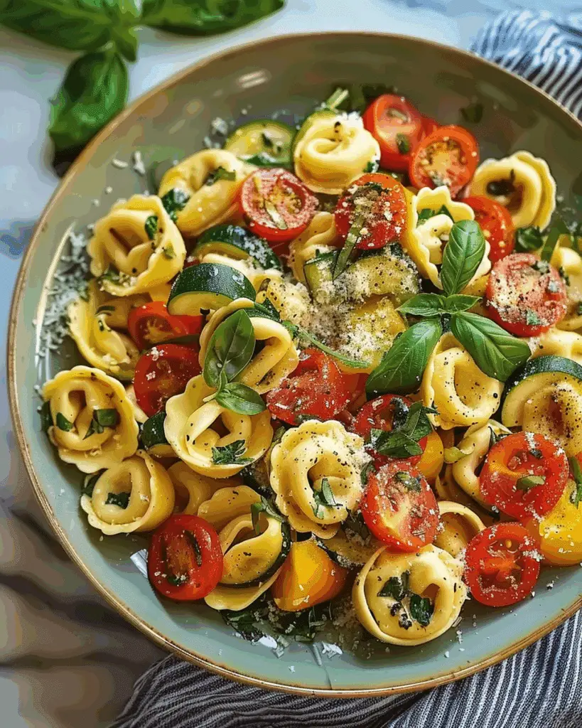 Tortellini with Summer Veggies